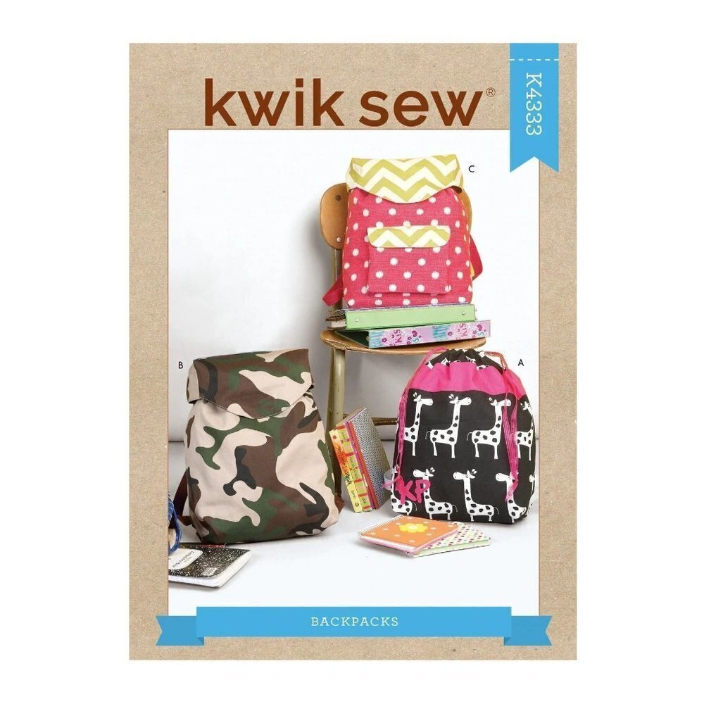 Kwik Sew Sewing Pattern‎ 4333 Backpacks